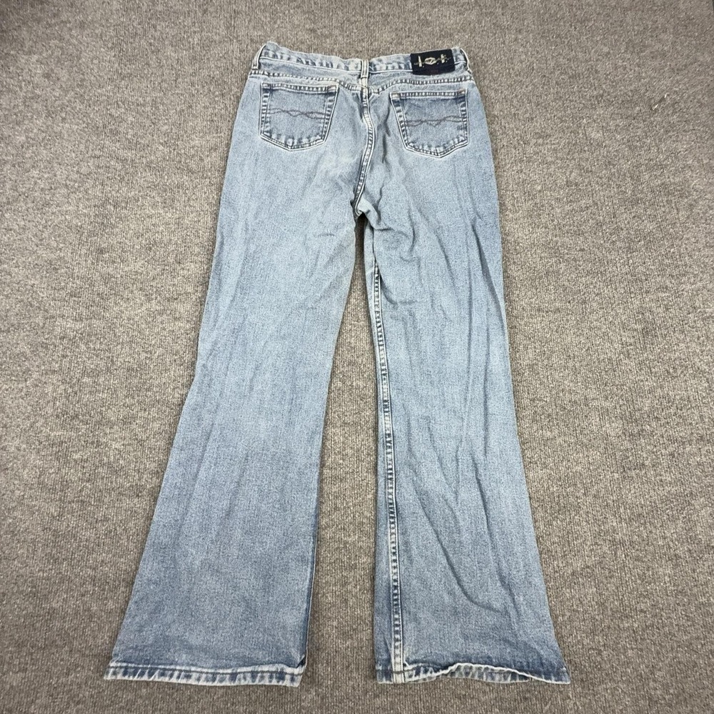L.e.i. Jeans Womens 18 Light Wash Blue High Rise Relaxed Wide Leg Denim Pants - Picture 9 of 11